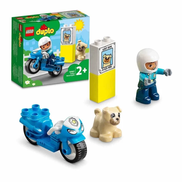 LEGO DUPLO Kurtarma Polis Motosikleti 10967