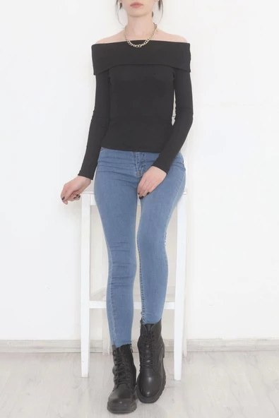 7043 GÖMLEK-SİYAH - 4