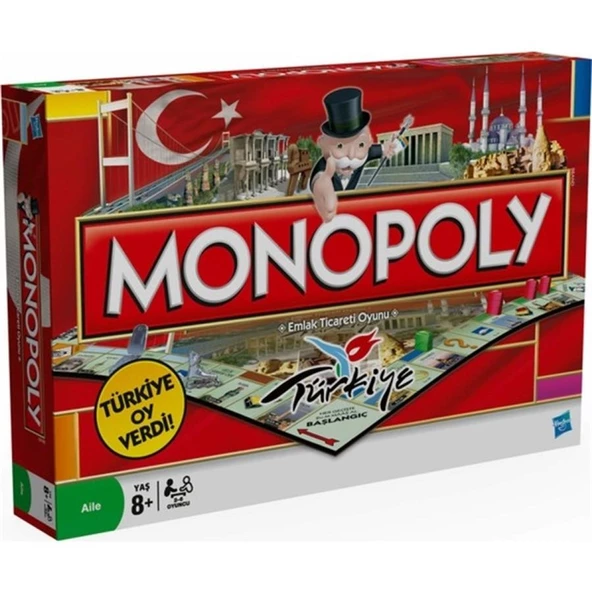 Monopoly Türkiye Kutu Oyunu 01610/Hasbro Games