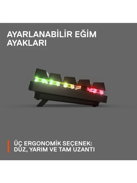 SteelSeries Apex Pro Mini Wireless İngilizce Kablosuz Mekanik Oyuncu Klavyesi - 3
