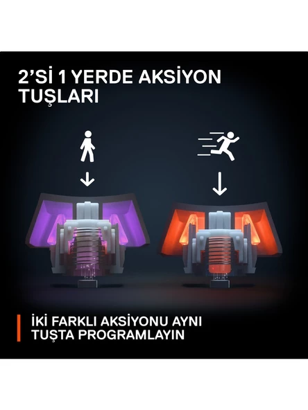 SteelSeries Apex Pro Mini Wireless İngilizce Kablosuz Mekanik Oyuncu Klavyesi - 9