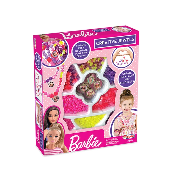 Dede Barbie Takı Seti Renkli Boncuklar Kız Oyuncak Bileklik Seti 03181