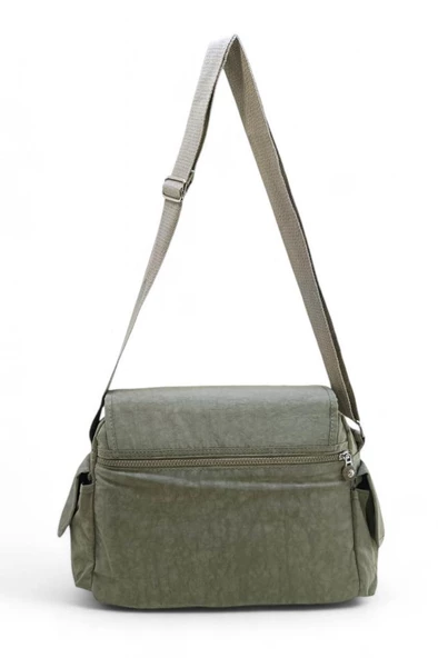 Kadın Postacı Omuz Okul Çantası Klinkır Çapraz Askılı Çok Cepli Su İtici Hafif Kumaş 30*25 Cm - 3