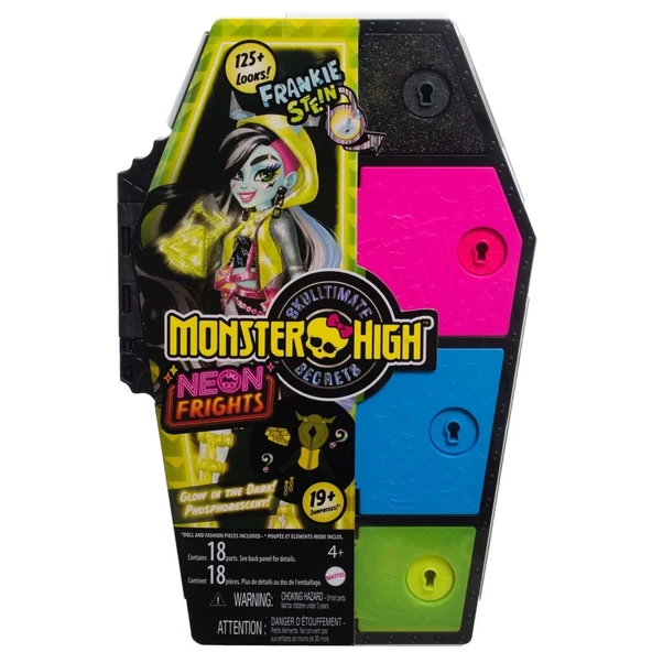 Monster High Gizemli Arkadaşlar Neon 3. Seri Frankie Stein HNF79 - Resim 4
