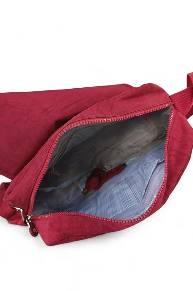 Kadın Postacı Omuz Okul Çantası Klinkır Çapraz Askılı Çok Cepli Su İtici Hafif Kumaş 30*25 Cm - 10