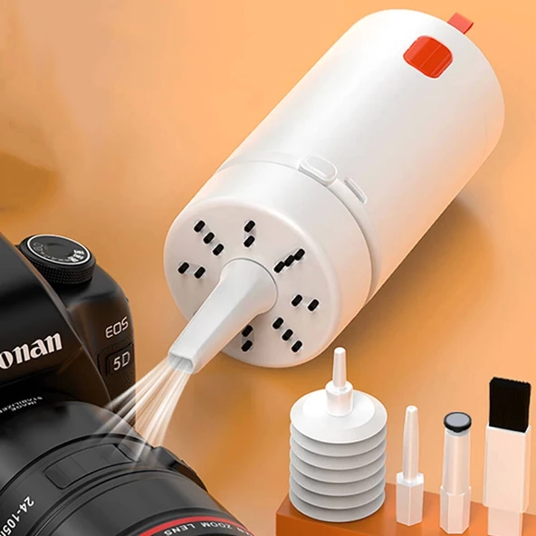 21 in 1 Şarjlı Süpürge Airpods Kılıf Klavye Kulaklık Elektronik Cihaz Temizleme Kiti - 4