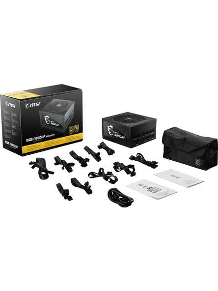 MSI Mpg A850GF 850W 80+ Gold Power Supply - 2