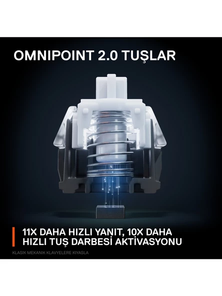 SteelSeries Apex Pro Mini Wireless İngilizce Kablosuz Mekanik Oyuncu Klavyesi - 7