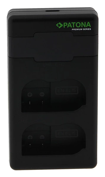 Patona 161965 Premium Twin Performance Nikon EN-EL15 PD Şarj Aleti+ PD20W Adaptör - 4
