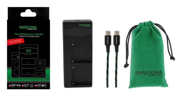 Patona 161965 Premium Twin Performance Nikon EN-EL15 PD Şarj Aleti+ PD20W Adaptör - 7