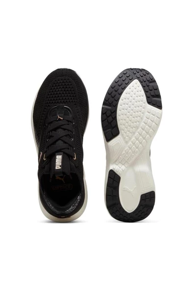 Puma Softride Mayve Loapard Wns 310162 01 Kadın Koşu ve Yürüyüş Ayakkabısı Siyah-Altın 36-40 - 6