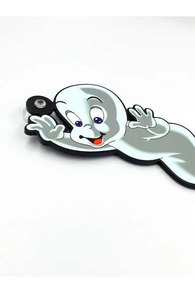 Casper Karakter Vantuzlu Pleksi Cam Süsü - Casper Cam Süsü - 2