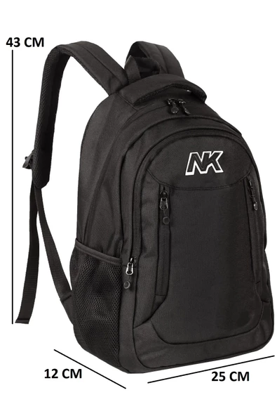 NK Siyah Okul Sırt Çantası-9005-01