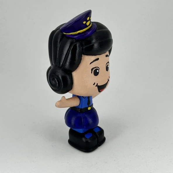 Giggle McDimples Kendi Biblonu Kendin Boya Seti - 3 Boyutlu Sevimli Biblolar + 5 Akrilik Boya ve Fırça Seti - 3