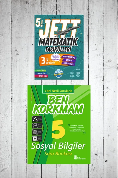 5.Sınıf Ünlüler Jett Matematik Fasikülü
