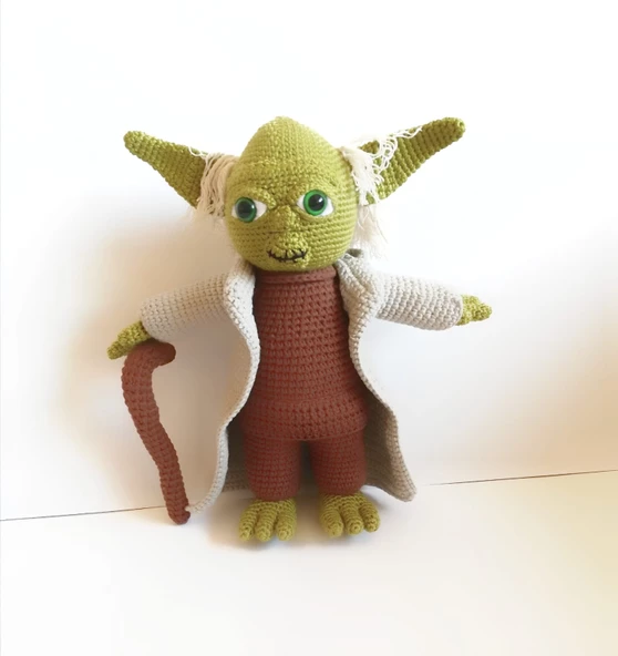 Starwars Yoda Amigurumi Organik Oyuncak