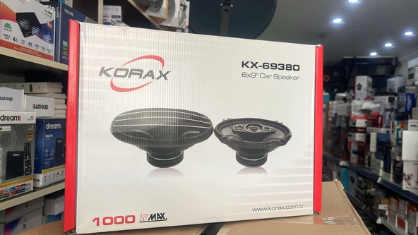 KORAX KX-69380 OTO OVAL HOPARLÖR 6X9 1000 WATT MAX