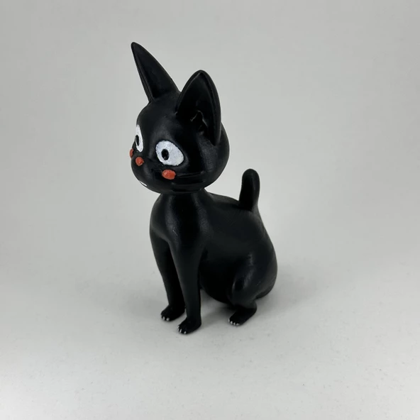 Jiji & Lily Kendi Biblonu Kendin Boya Seti - 3 Boyutlu Sevimli Biblolar + 5 Akrilik Boya ve Fırça Seti - 5