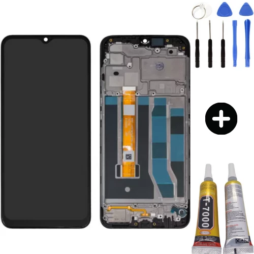 TE Oppo A31 Çıtalı Lcd Dokunmatik Ekran + Montaj Seti