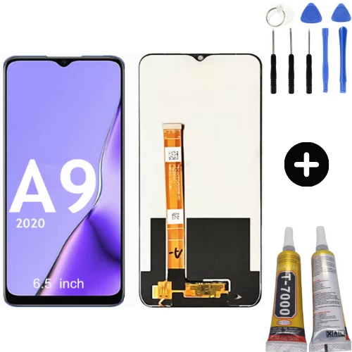 TE Oppo A9 2020 Lcd Dokunmatik Ekran + Montaj Seti