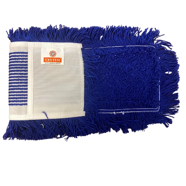 Ceytem Zincir Dikiş Orlon Mop Mavi 50 cm.