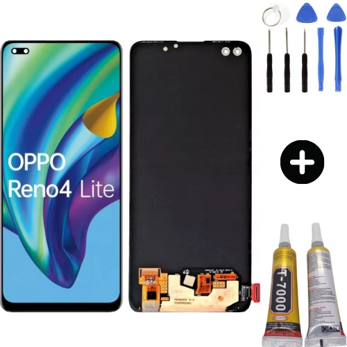 TE Oppo Reno 4 Lite A Kalite Lcd Dokunmatik Ekran + Montaj Seti