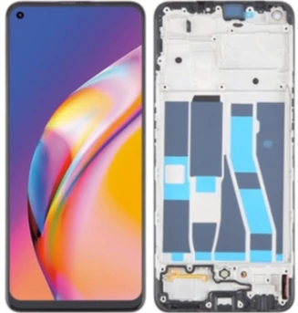 TE Oppo Reno 5 Lite Çıtalı Lcd Dokunmatik Ekran