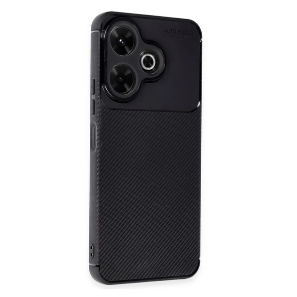 Xiaomi Redmi 13 4G Kılıf Focus Carbon Silikon Kapak - 3