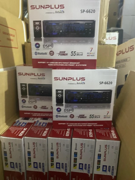 SUNPLUS SP-6620 DSP OTO TEYP 4X55 WATT