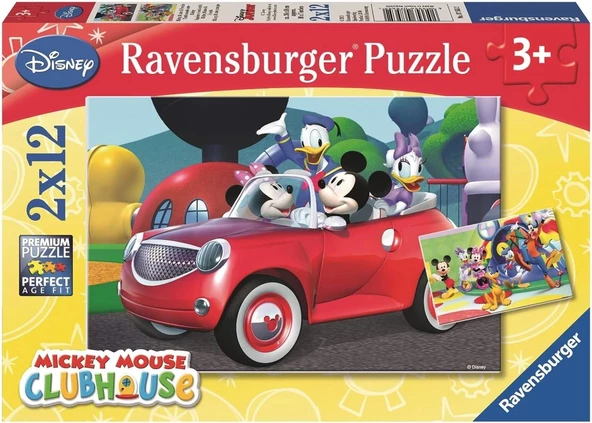 Ravensburger 2x12 Parça Puzzle Walt Disney Mickey 075652