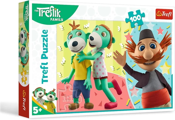 Trefl Çoçuk Puzzle Treflıks And Uncle 100 Parça Puzzle