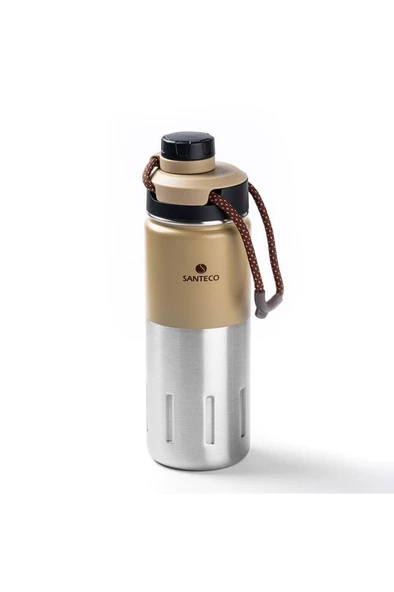 HAERS HAKİ ÇİFT KATMANLI  PASLANMAZ ÇELİK TERMOS SU ŞİŞESİ 500ML