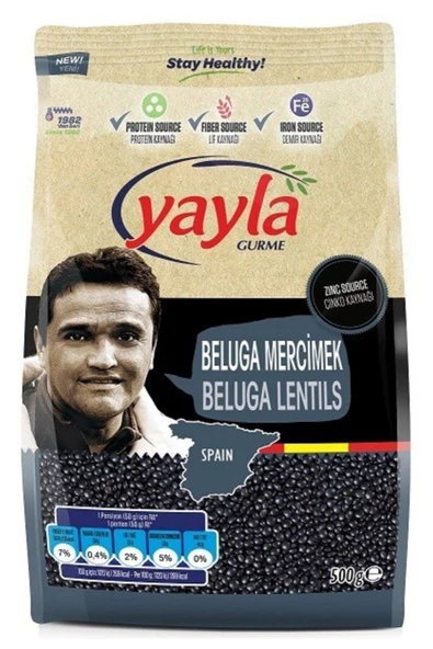 Yayla Gurme Beluga Mercimek 500 gr