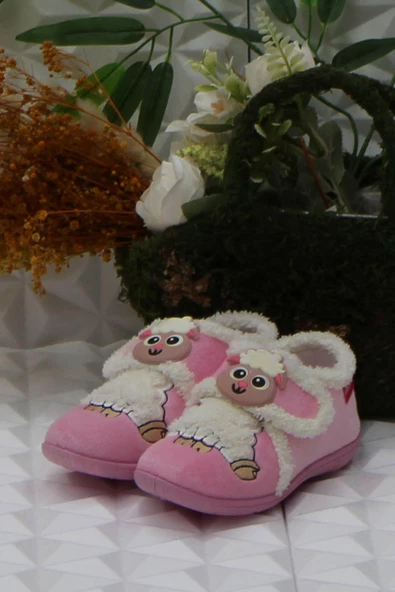 Fort Gzr 03366 Pembe Anaokulu Kreş Ev Kız Çocuk Panduf Ayakkabı - 3