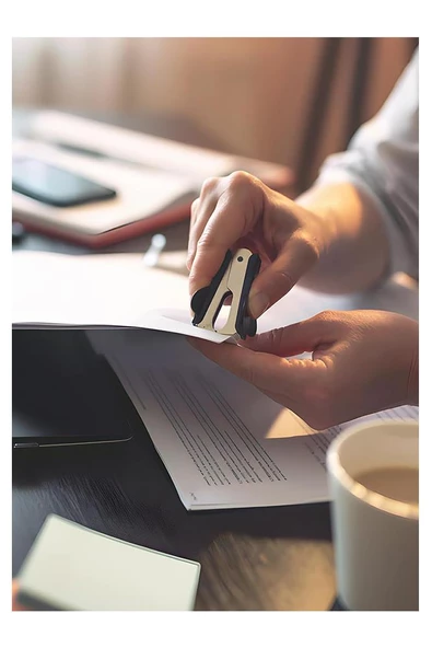 Siyah Zımba Teli Sökücü 2 Adet 24/6 ve No 10 Zımba Teli Çıkarıcı Paslanmaz Çelik Metal Zımba Sökücü - 5