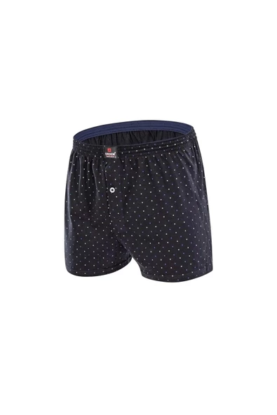 Erdem Erkek Penye Karışık Desenli Boxer 1400 - 6 Adet  2XL Karışık Renk