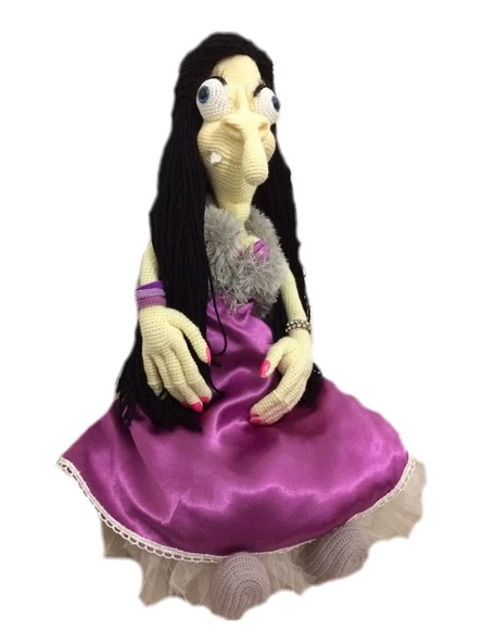 Cadı Şükufe Amigurumi Organik Oyuncak - 2