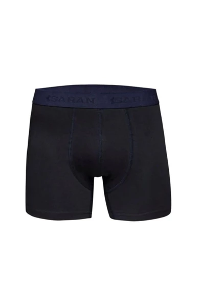 Saran Erkek Likralı Pamuklu Boxer 3103 - 6 Adet  XL Lacivert