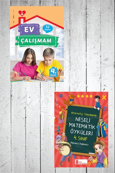 4.Sınıf Ev Çalışmalarım+ Neşeli Matematik Öyküleri
