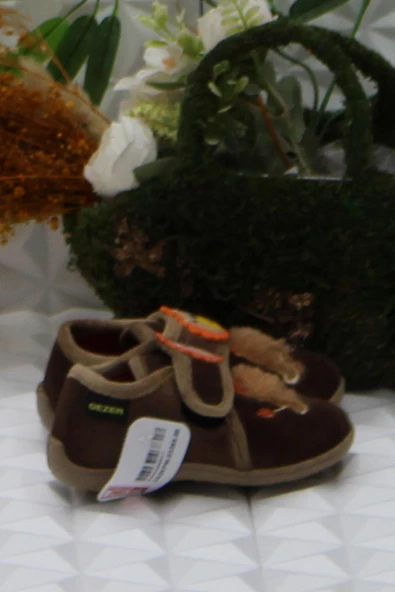Fort Gzr 03365 Kahve Anaokulu Kreş Ev Erkek Çocuk Panduf Ayakkabı - 2