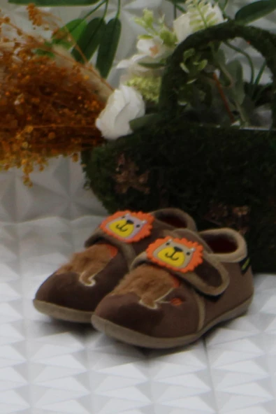 Fort Gzr 03365 Kahve Anaokulu Kreş Ev Erkek Çocuk Panduf Ayakkabı - 3