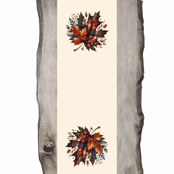 Sonbahar Serisi Balkabakları - Balkabağı Ranır- Runner 45 x 140cm.