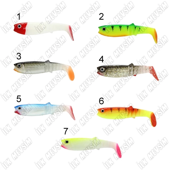 Captain 3569 Style Soft 8cm 5,4gr Silikon Yem - Resim 2