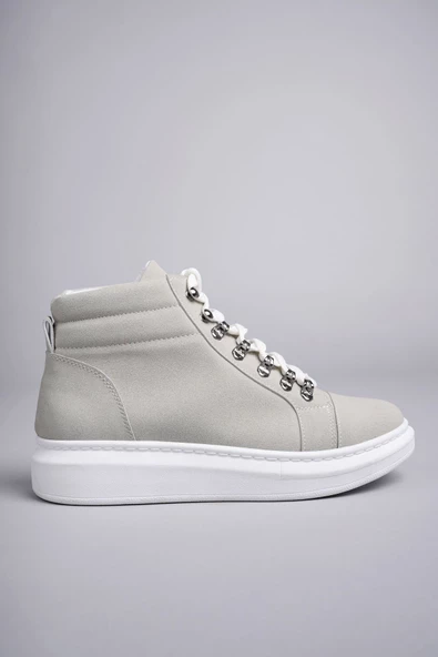 Stalvard Ottawa Bağcıklı Süet Erkek Günlük Spor Bot BT Gri - 5