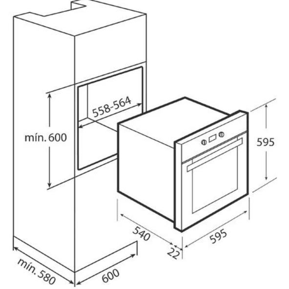 Teka Ankastre Set Siyah (TVT 60 BK- HAK 629 BK- IT 6450) - 5