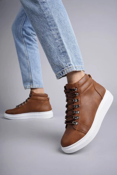 Stalvard Ottawa Bağcıklı Cilt Erkek Günlük Spor Bot BT Taba - 3