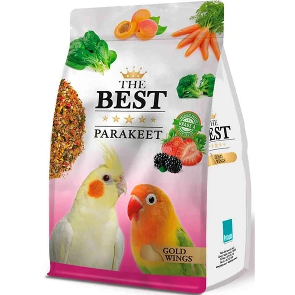 No Label Gold Wings The Best Paraket Yemi Cennet Sultan Papağanı 1,25 kg