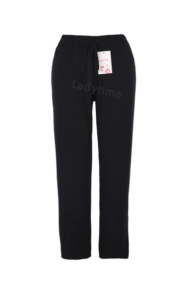 Lüx Battal Beden Cepli Viskon Yazlık Pijama Altı Ze24 - 2