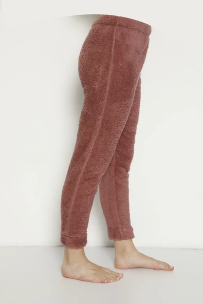 Cepsiz Lüx Pofuduk Polar Kışlık Pijama Altı cepsizpof - 10