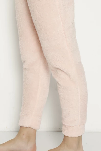 Cepsiz Lüx Pofuduk Polar Kışlık Pijama Altı cepsizpof - 6